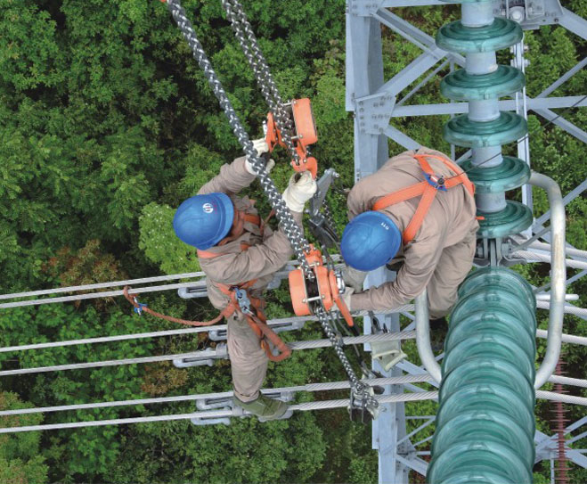 南網德宏供電局輸電線路檢修工程